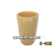 Bamboo jar, 5-6 cm, 1 piece