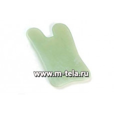 Chinese jade scraper for face and body, 7 cm.